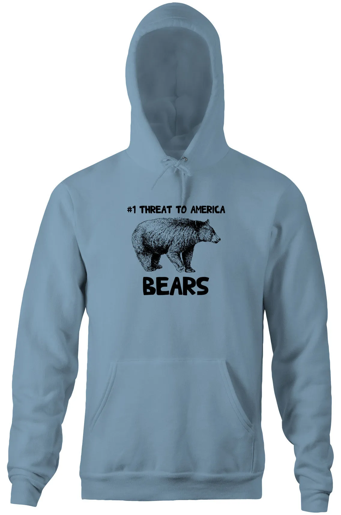 #1 Threat To America (Bears) Hoodie