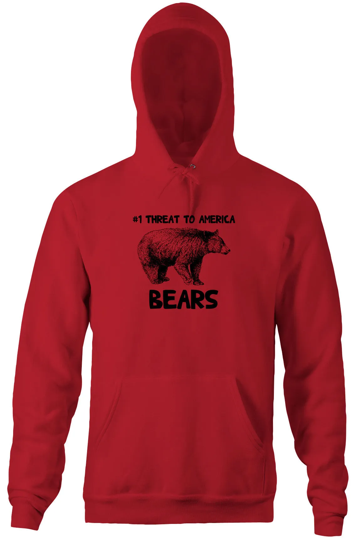 #1 Threat To America (Bears) Hoodie