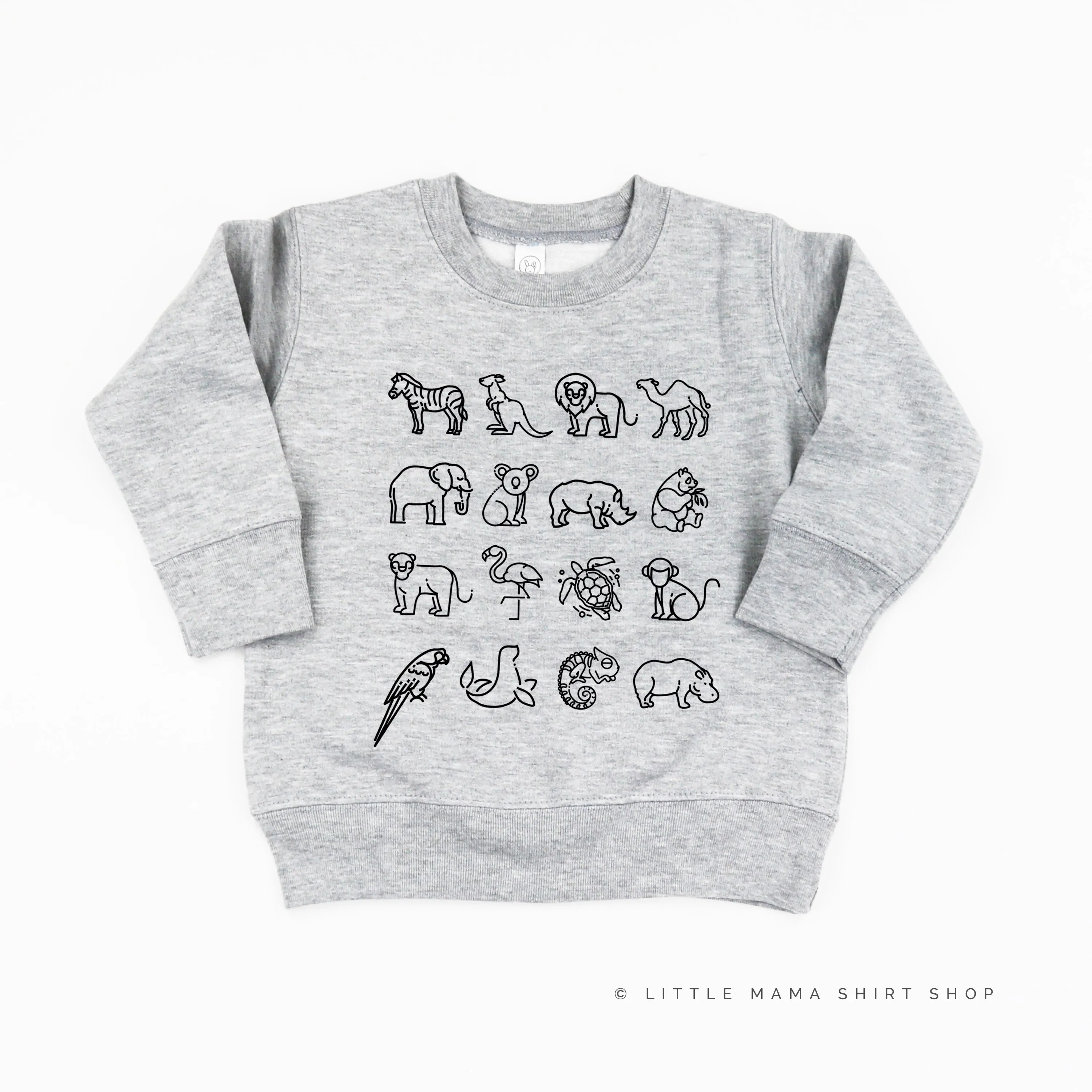 4x4 ZOO ANIMALS - Child Sweater