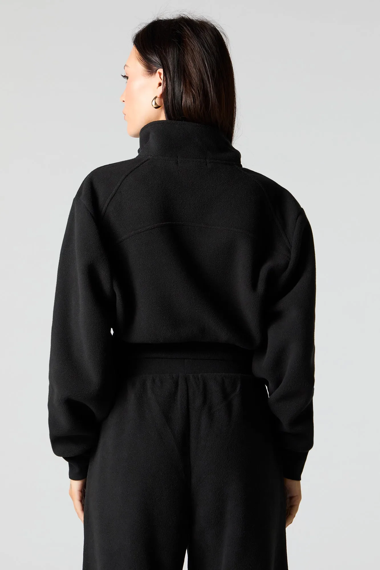 Active Polar Fleece Zip-Up Sweatshirt