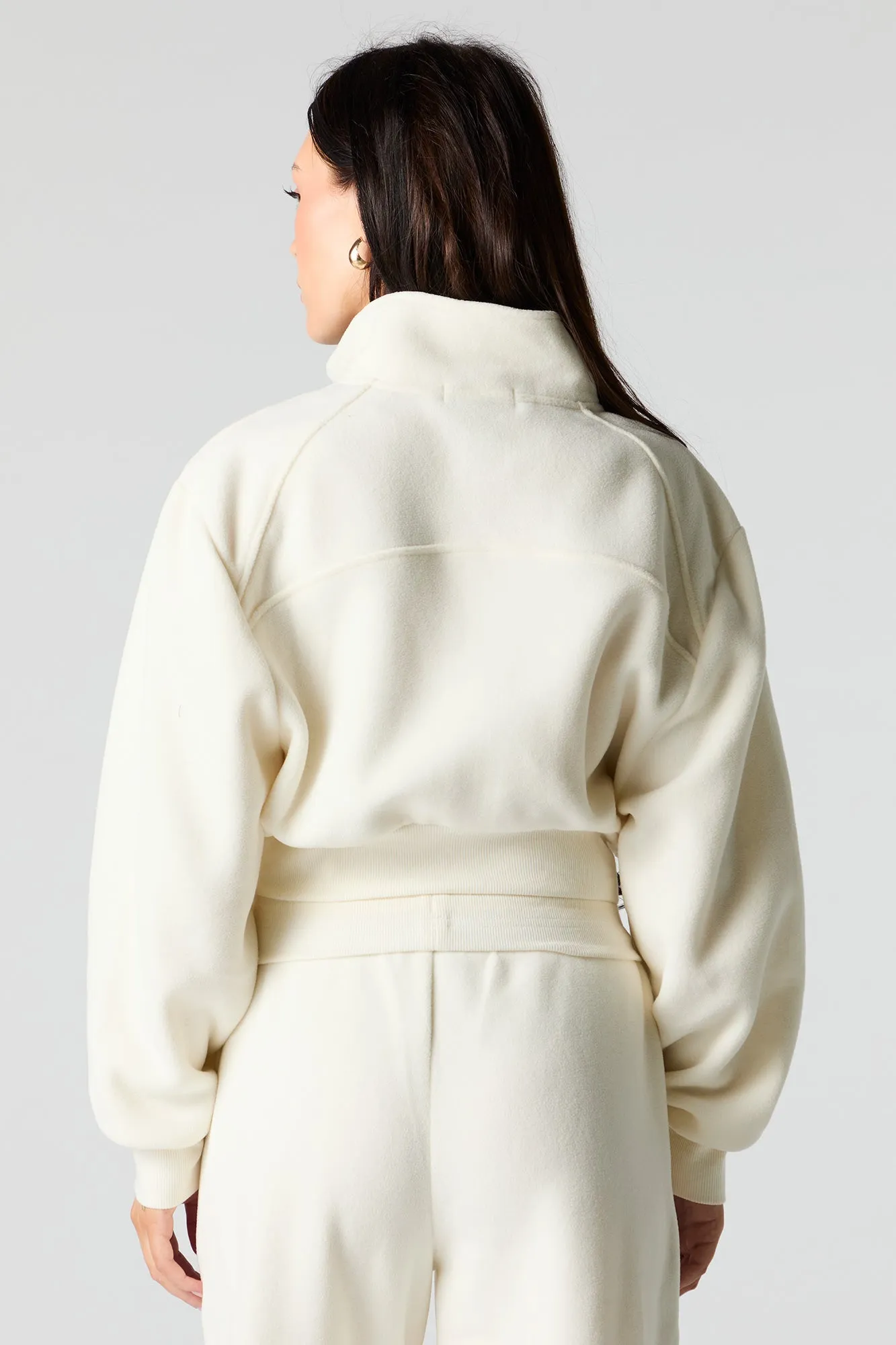 Active Polar Fleece Zip-Up Sweatshirt