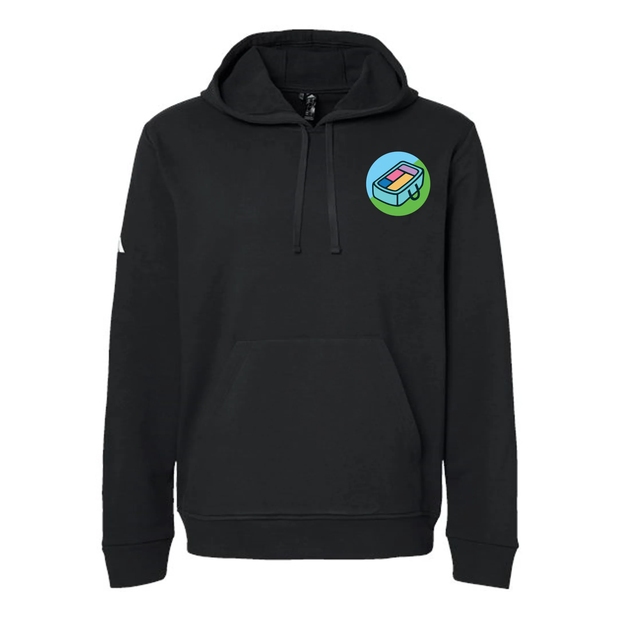 Adidas - Fleece Hooded Sweatshirt - Style A432