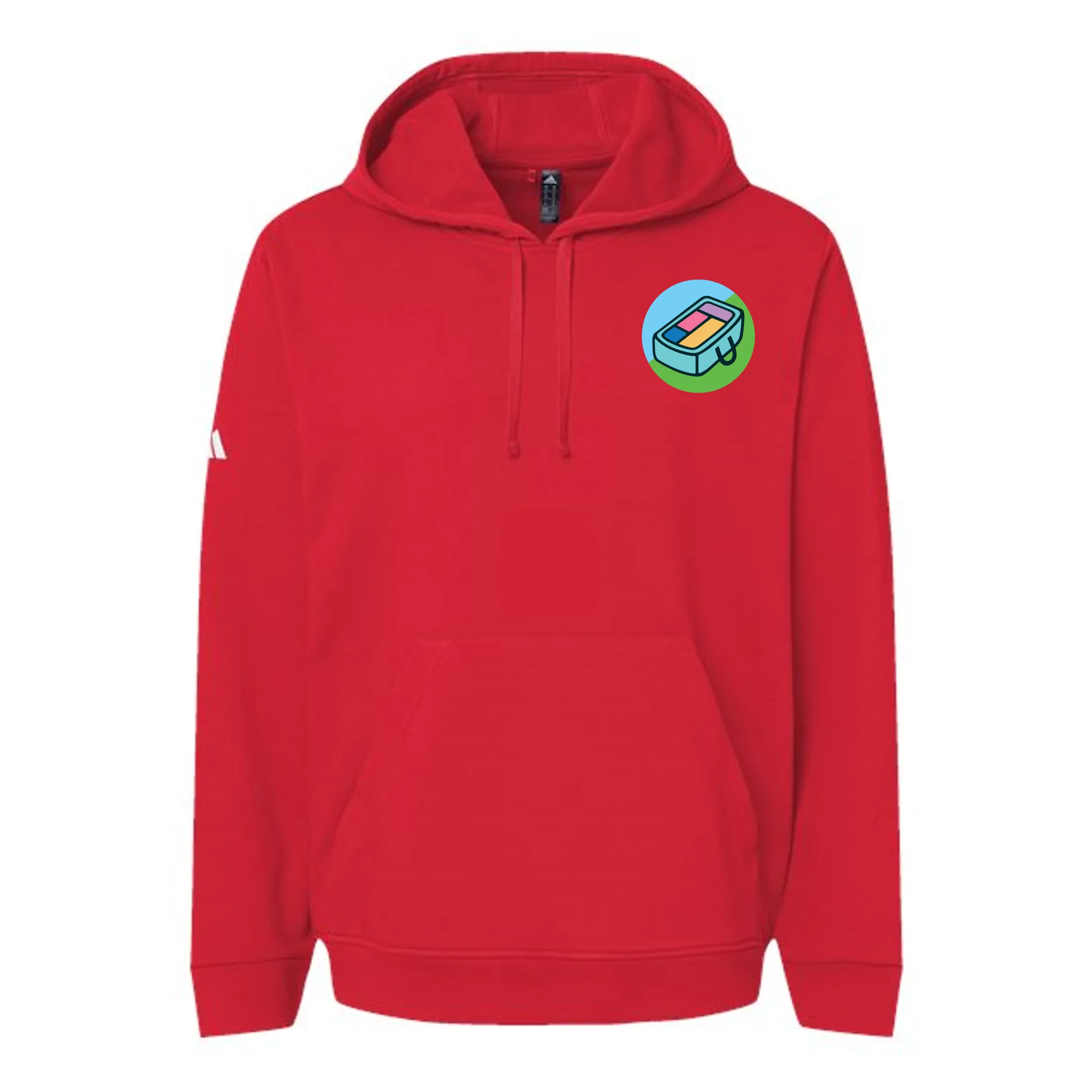 Adidas - Fleece Hooded Sweatshirt - Style A432