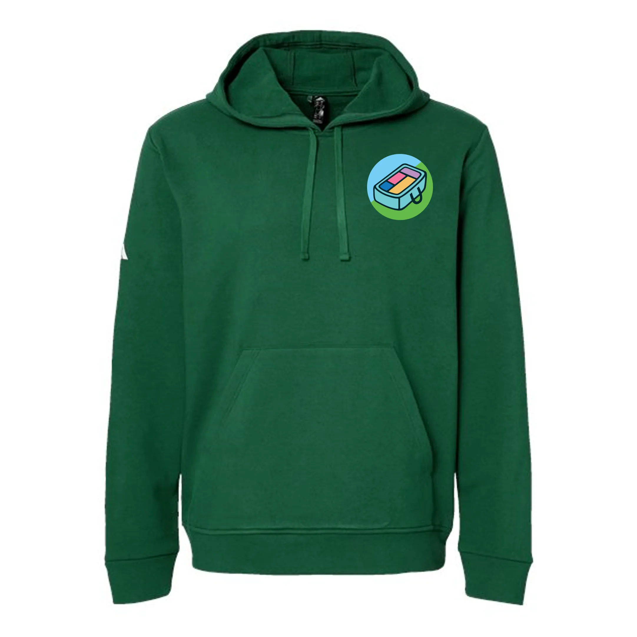 Adidas - Fleece Hooded Sweatshirt - Style A432
