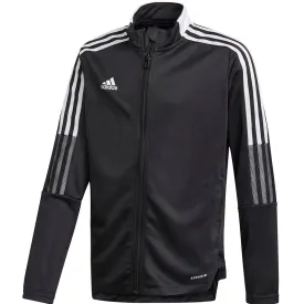 Adidas Tiro 21 Track Jacket Youth Sweatshirt Black Gm7314 128Cm