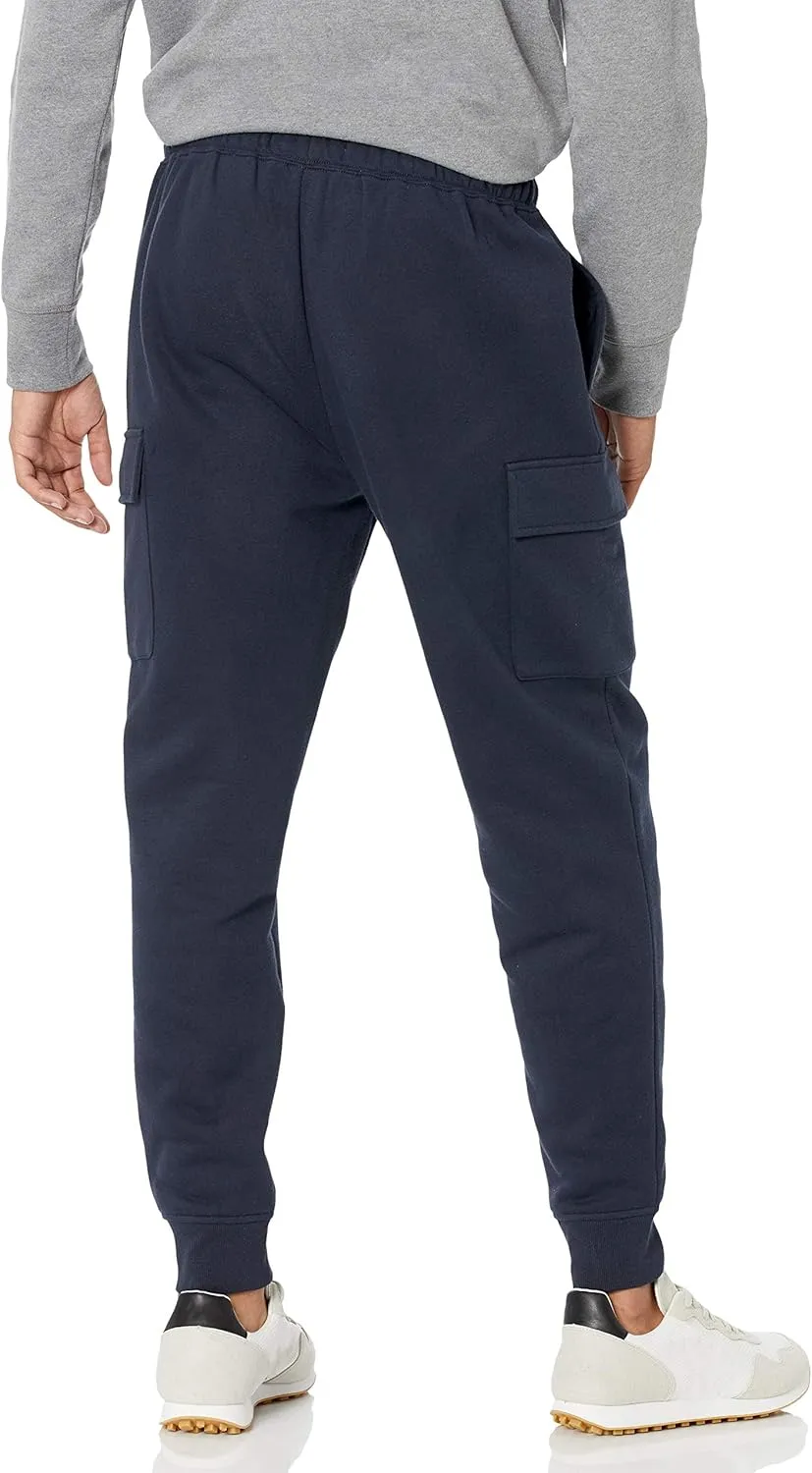 Amazon Essentials Men's Cargo Fleece Jogger Sweatpant with Relaxed Fit