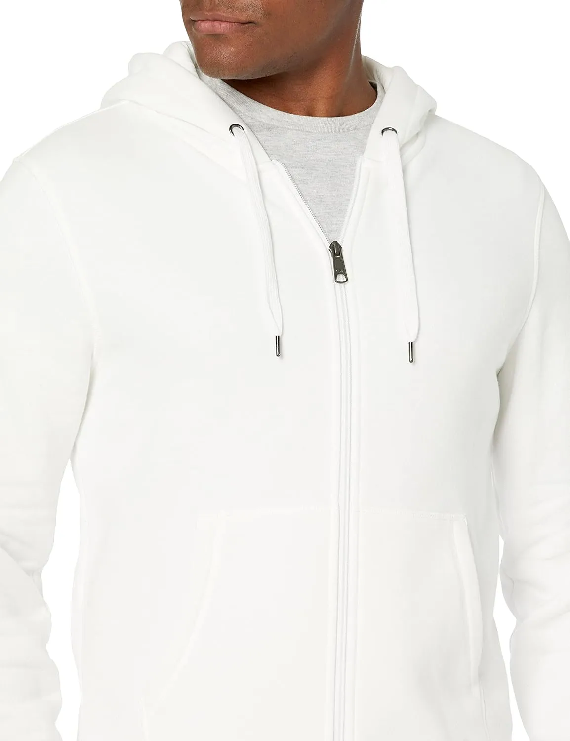 Amazon Essentials Men's Full-Zip Fleece Hoodie (Available in Big & Tall)