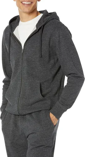 Amazon Essentials Men's Long-Sleeve French Terry Full-Zip Hoodie (Available in Big & Tall)