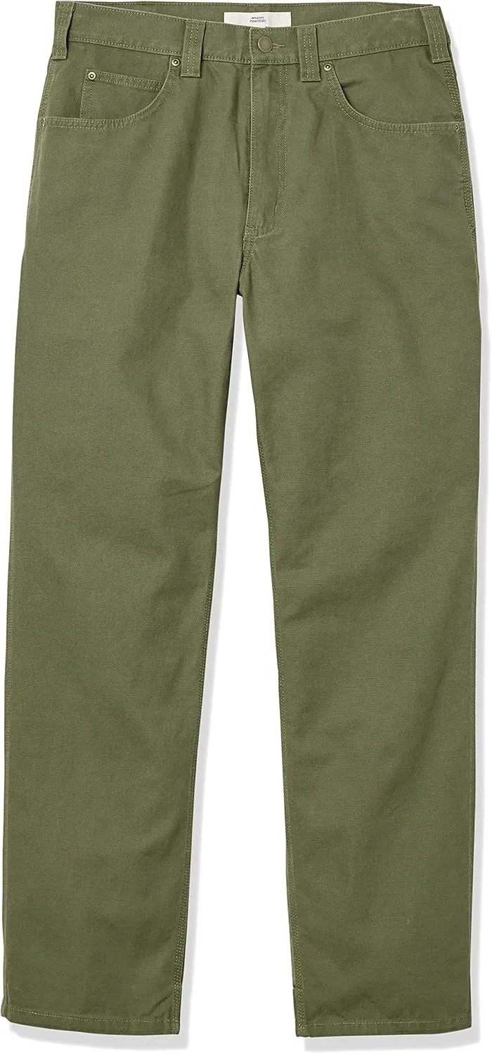Amazon Essentials Men's Relaxed-Fit Carpenter Pants with Tool Pockets