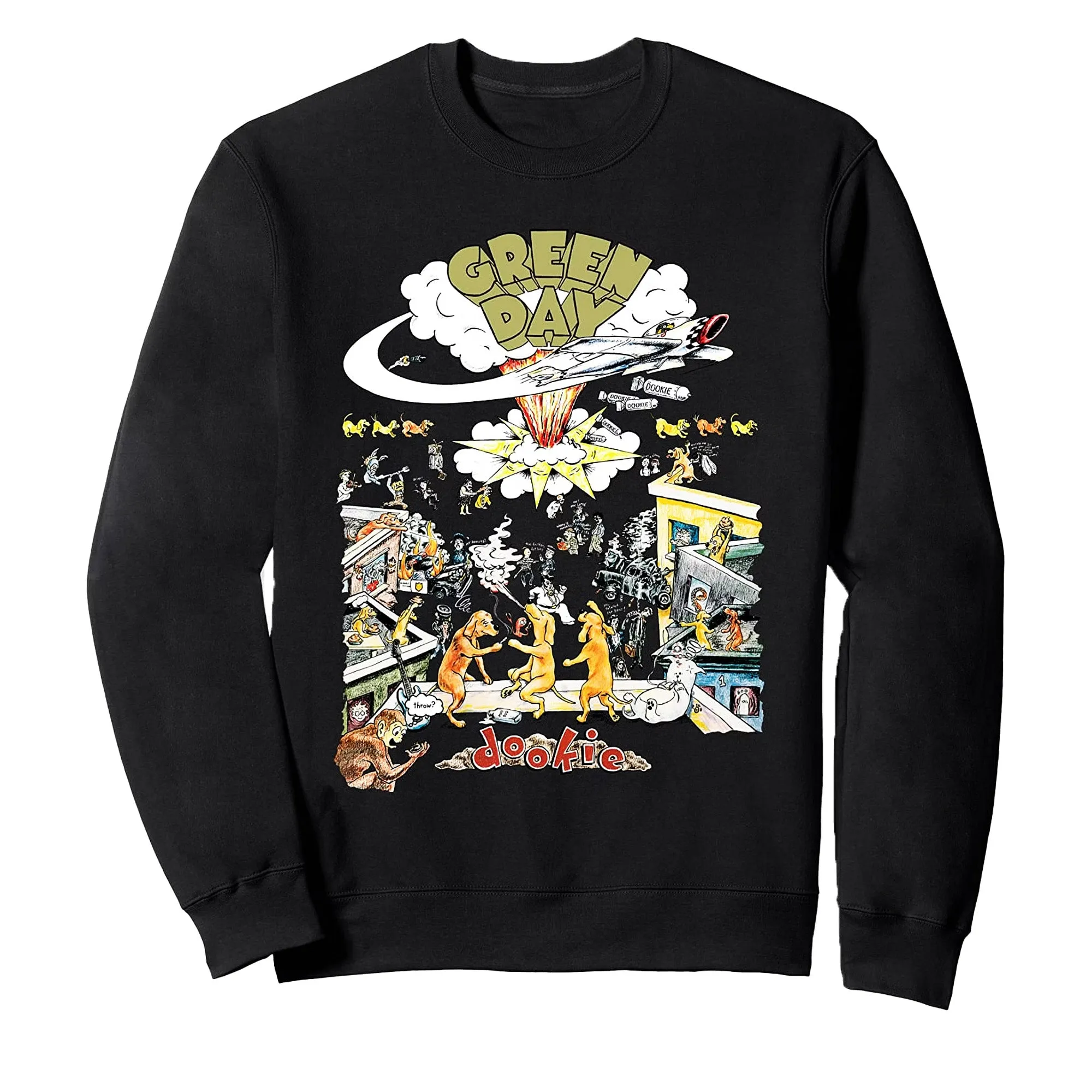 Amplified Unisex Adult Dookie Green Day Sweatshirt