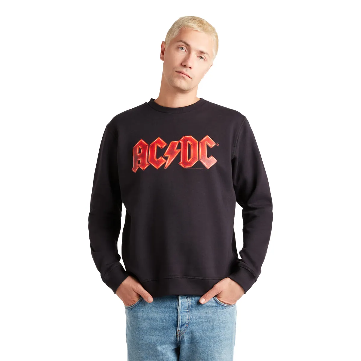 Amplified Unisex Adult Power Up Logo AC/DC Sweatshirt