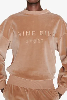Anine Bing - Evan Sweatshirt in Taupe