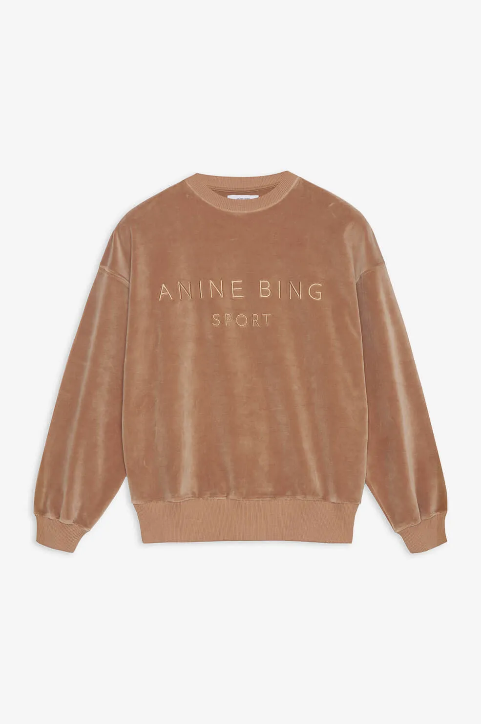 Anine Bing - Evan Sweatshirt in Taupe