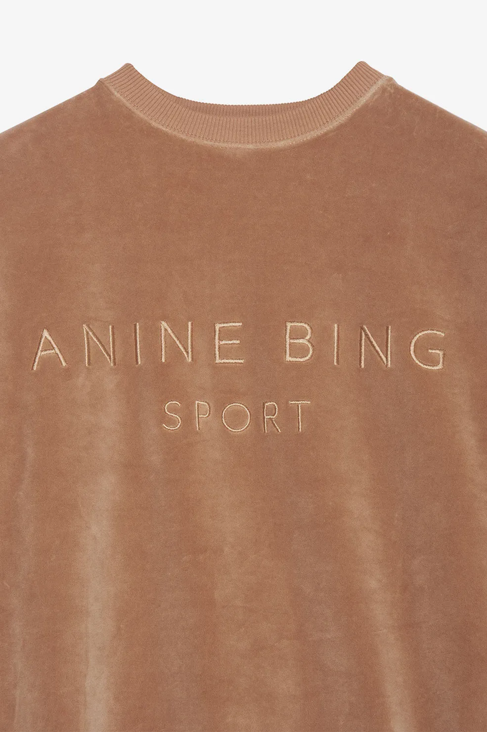 Anine Bing - Evan Sweatshirt in Taupe