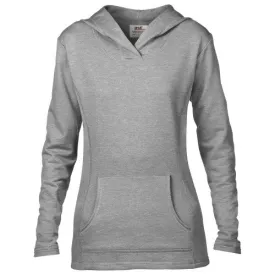 Anvil Womens/Ladies Hooded French Terry Sweatshirt / Hoodie