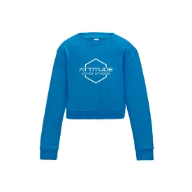 Attitude Adult Cropped Sweatshirt