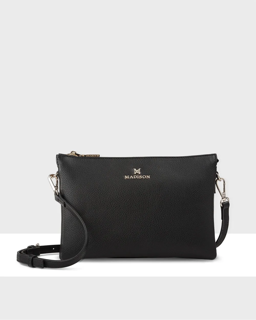 Avery 3 Compartment Crossbody Bag   Zebra Bag Strap
