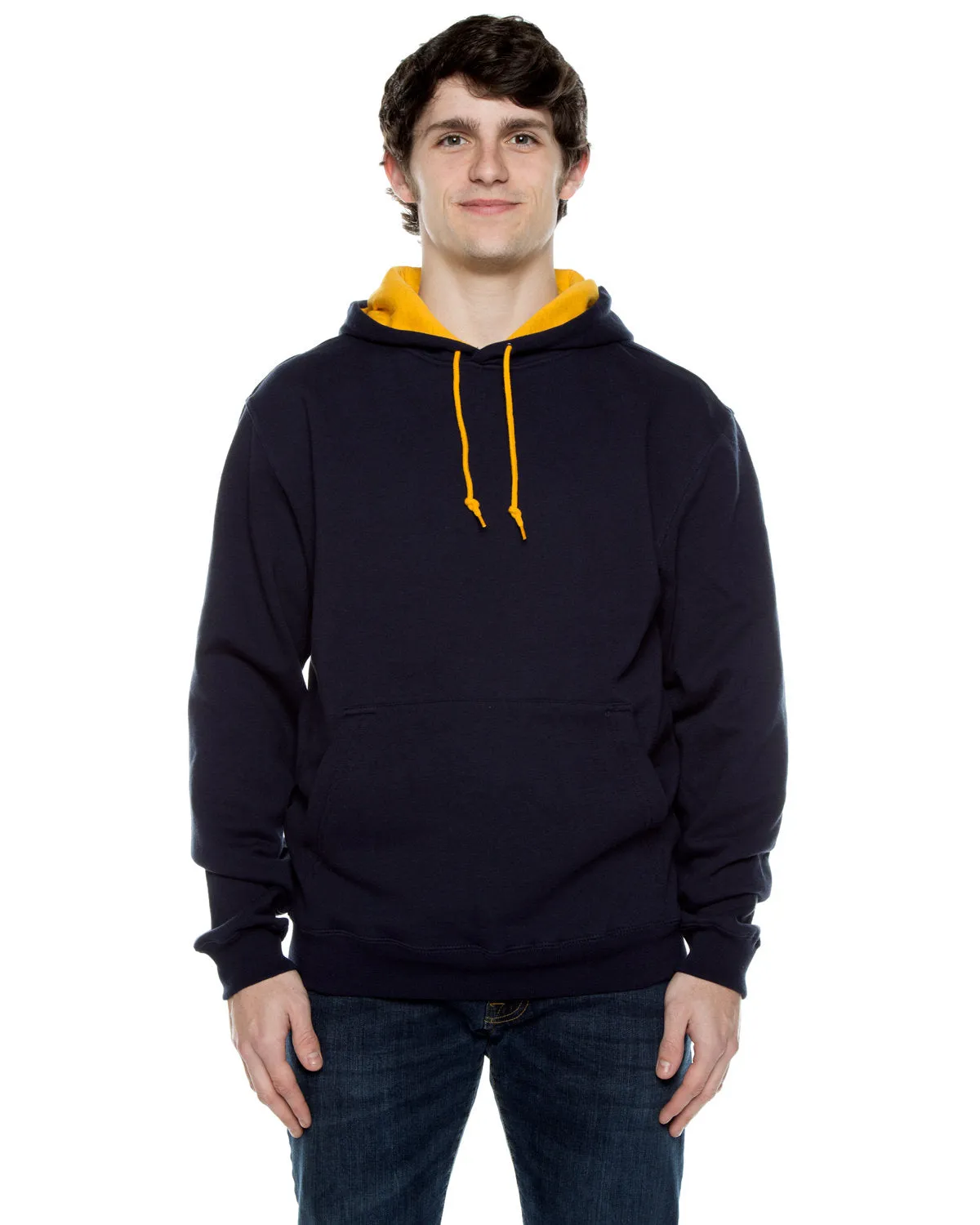 Beimar Drop Ship Unisex Contrast Hooded Sweatshirt
