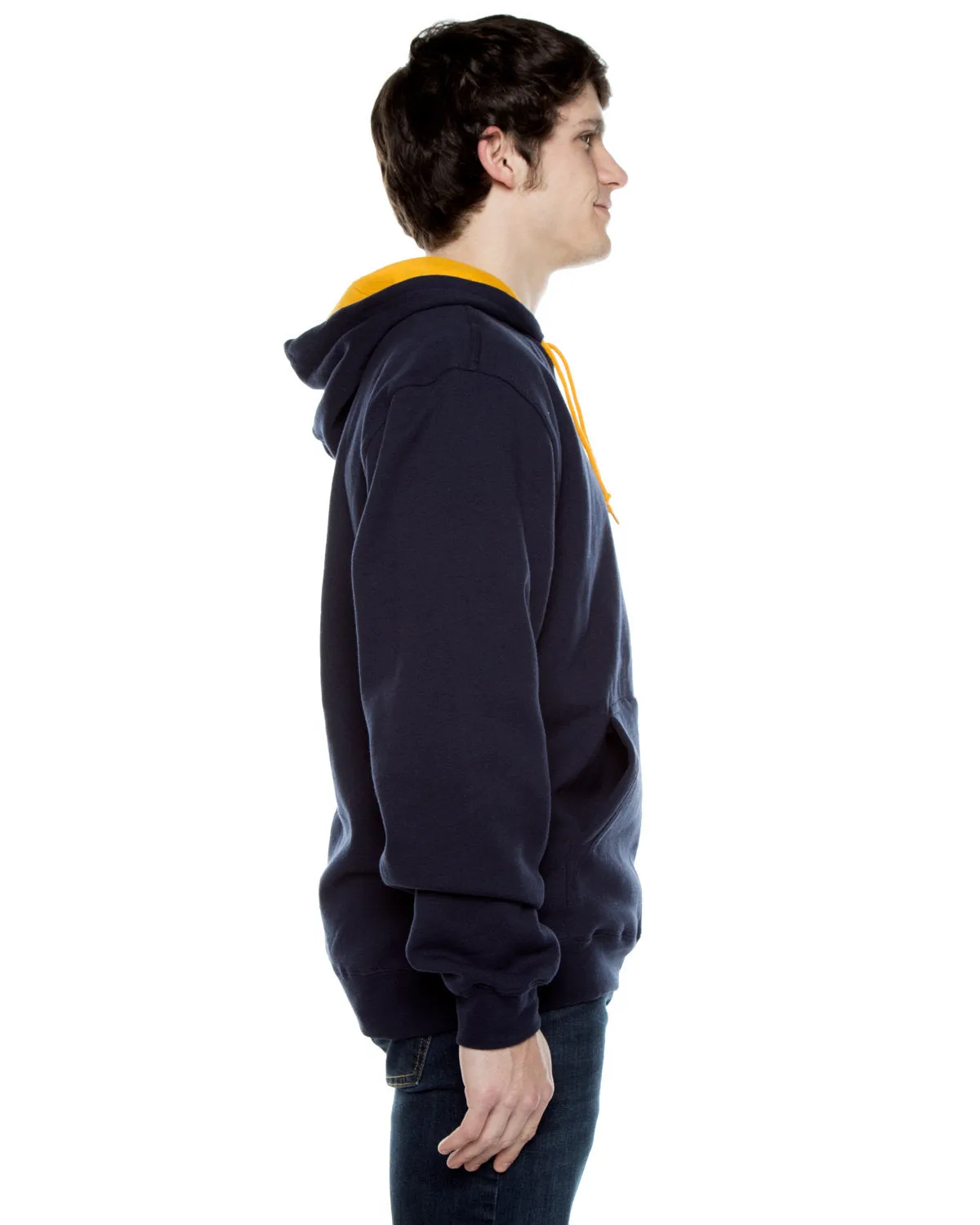 Beimar Drop Ship Unisex Contrast Hooded Sweatshirt