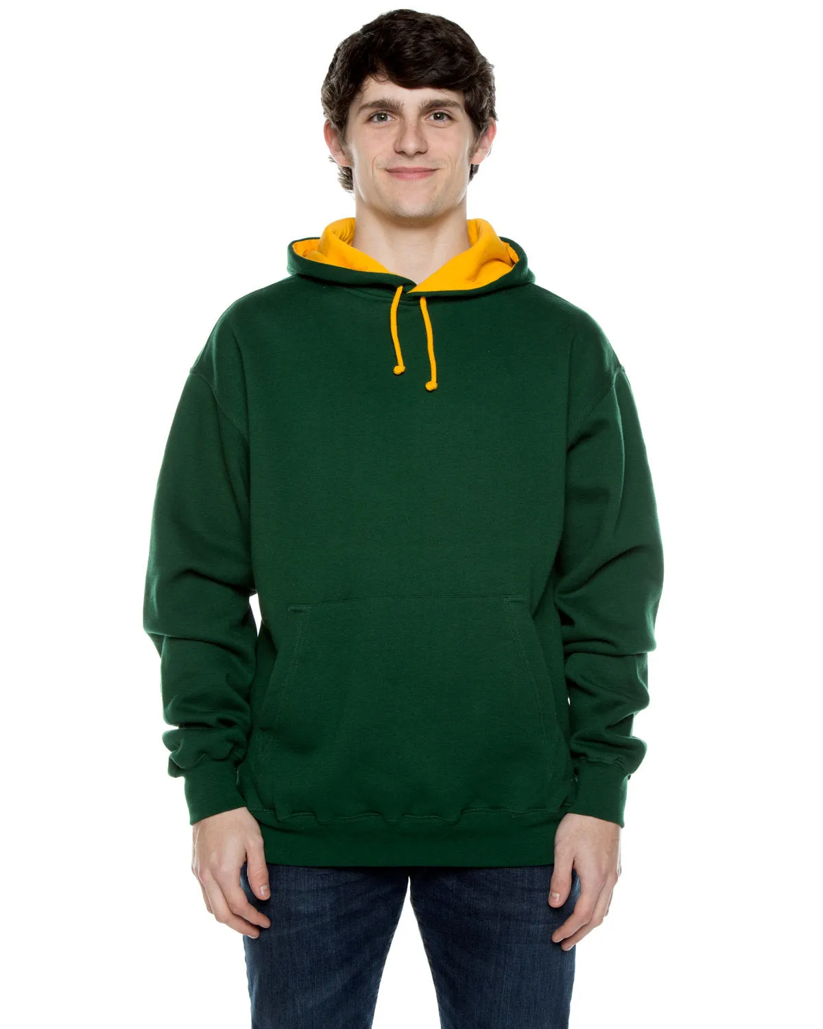 Beimar Drop Ship Unisex Contrast Hooded Sweatshirt