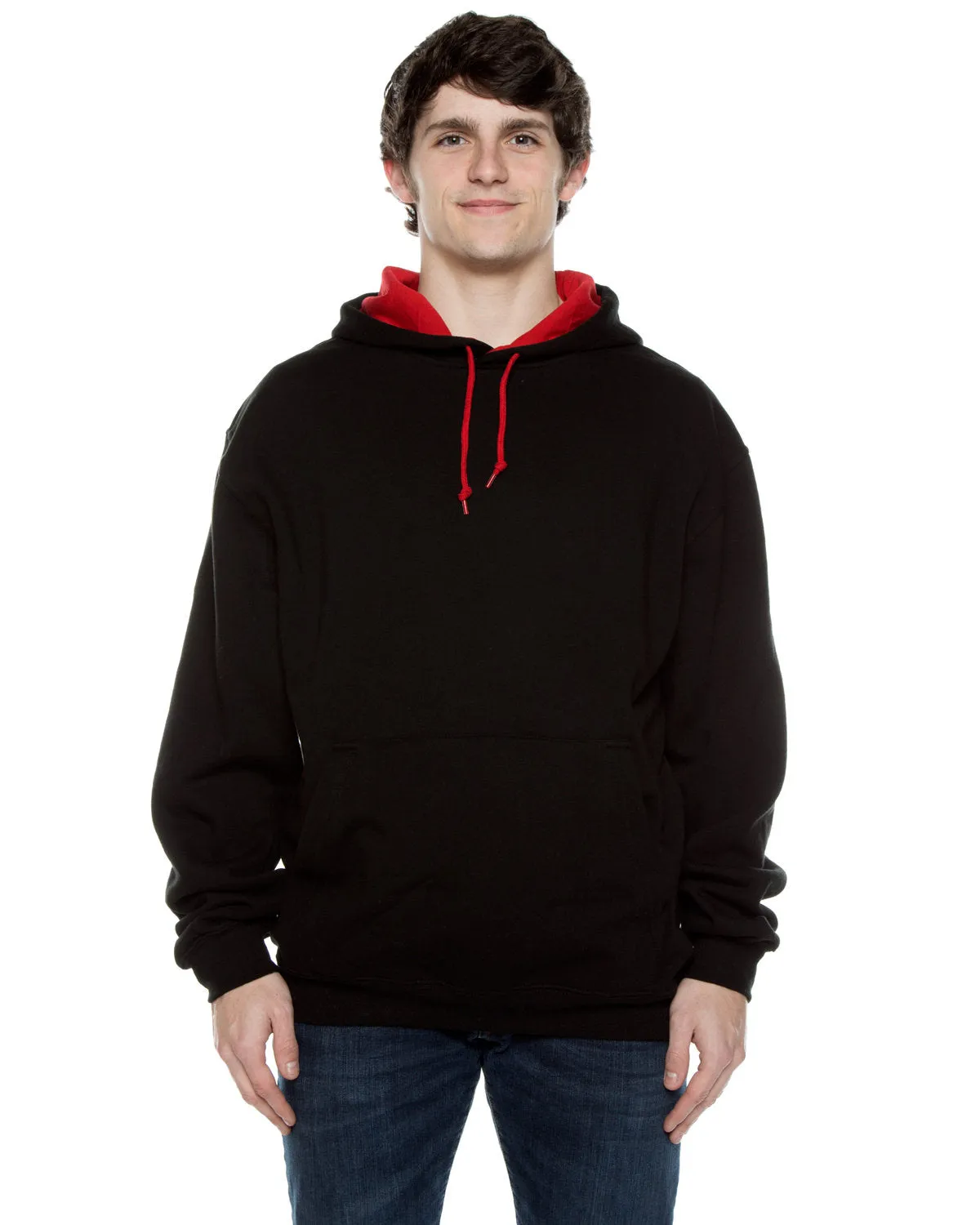 Beimar Drop Ship Unisex Contrast Hooded Sweatshirt