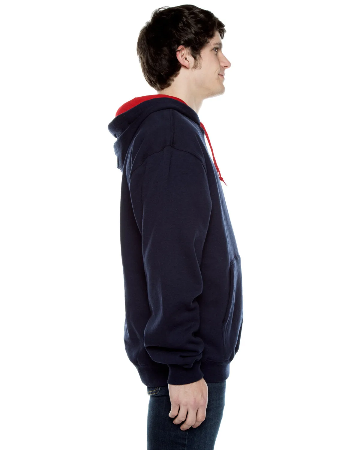 Beimar Drop Ship Unisex Contrast Hooded Sweatshirt