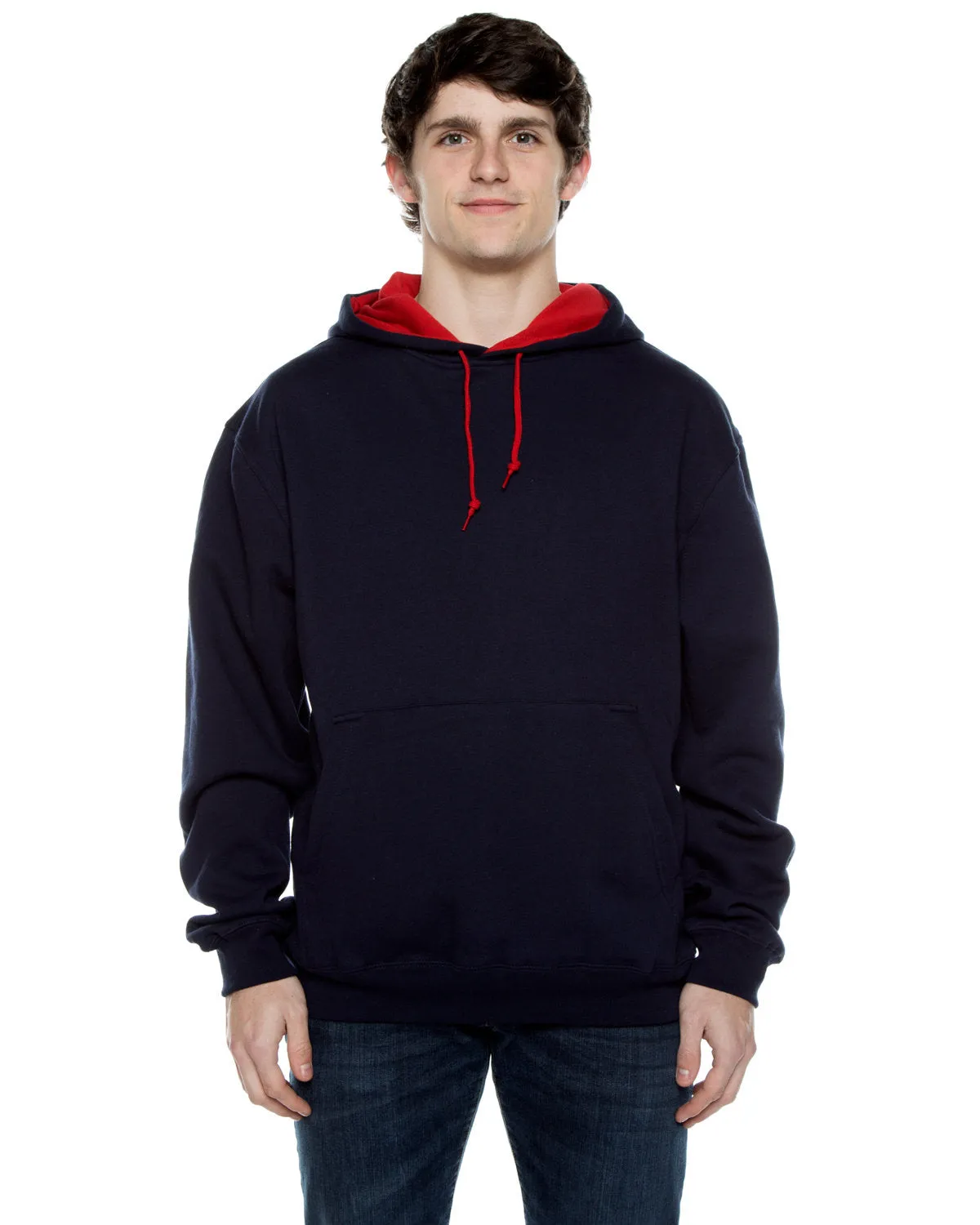 Beimar Drop Ship Unisex Contrast Hooded Sweatshirt