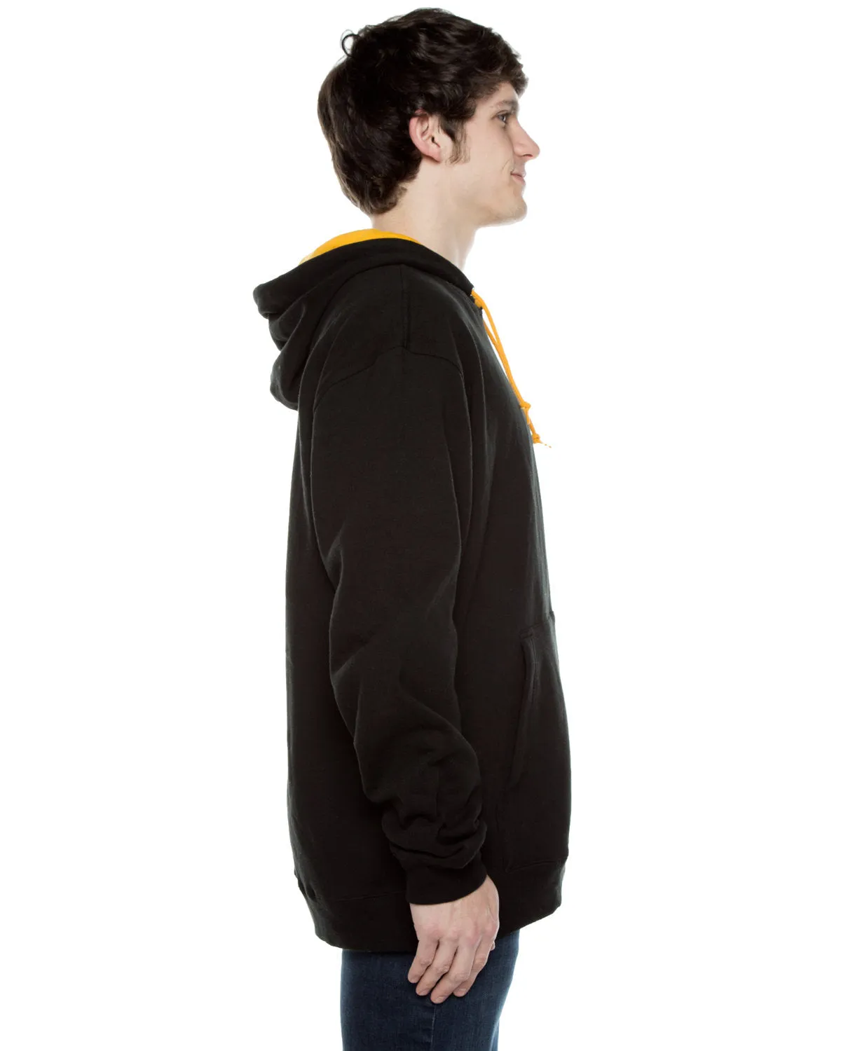 Beimar Drop Ship Unisex Contrast Hooded Sweatshirt