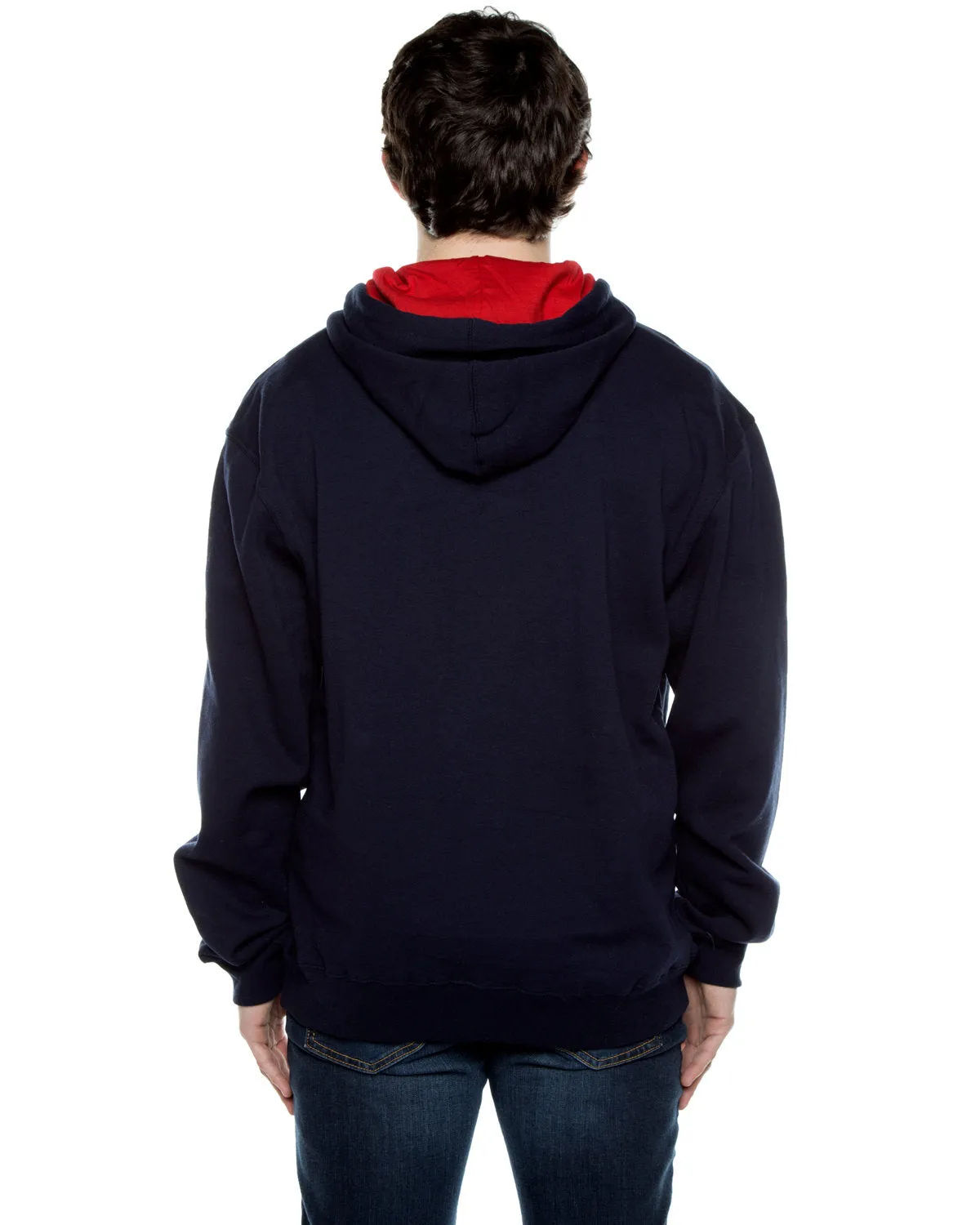 Beimar Drop Ship Unisex Contrast Hooded Sweatshirt