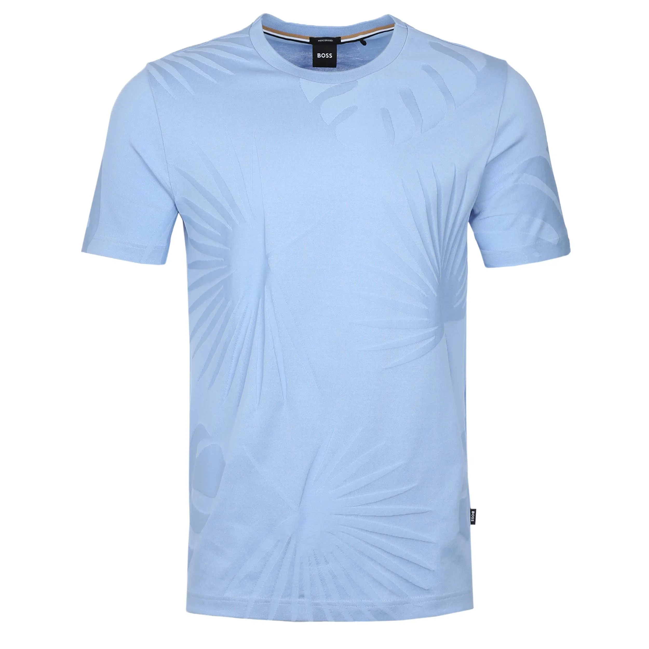 BOSS Tiburt 394 T Shirt in Sky Blue