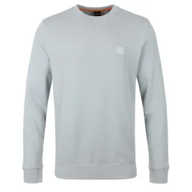 BOSS Westart Sweat Top in Light Pastel Grey