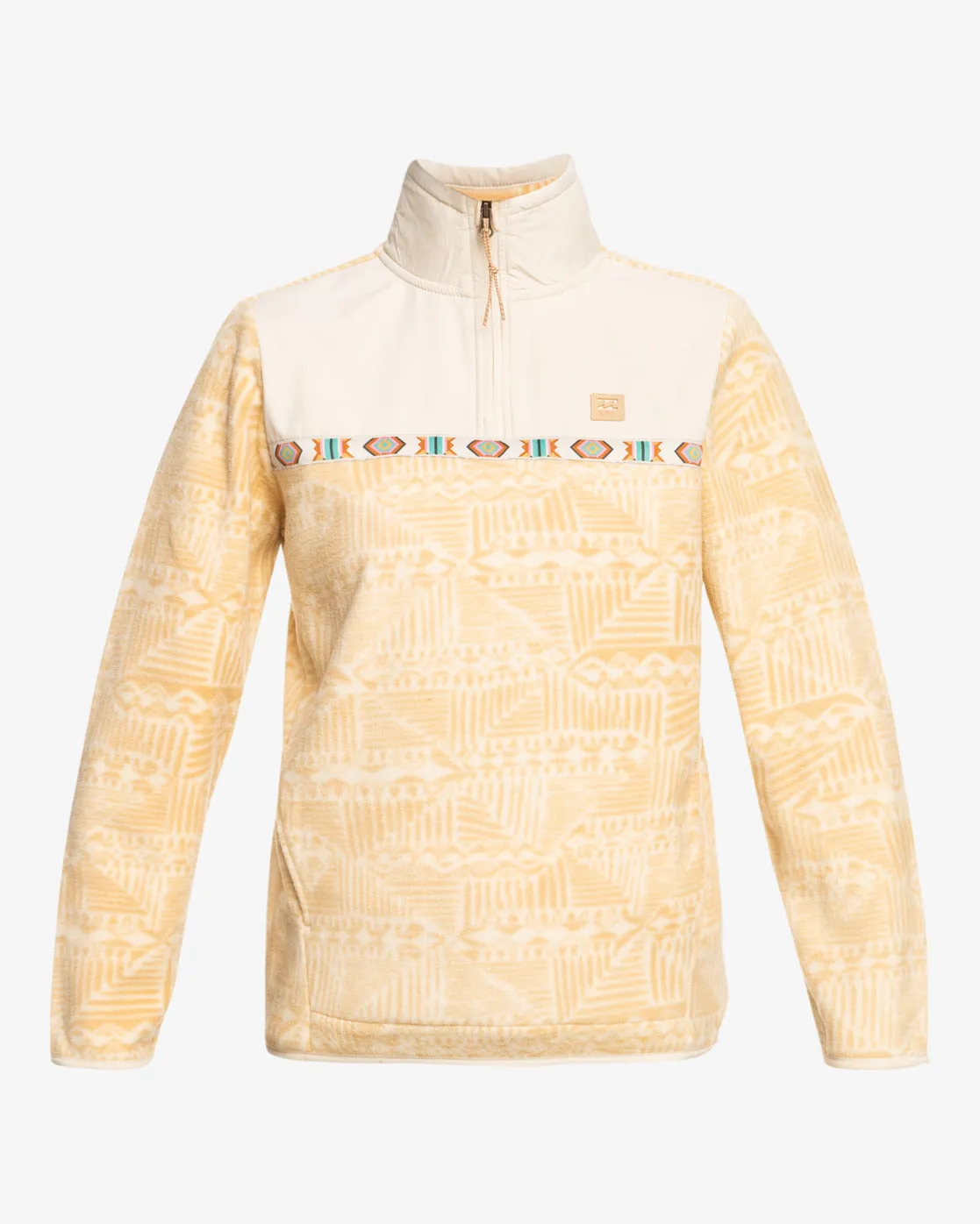 Boundary Lite Mock Neck Sweatshirt - Desert Sand