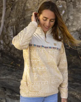 Boundary Lite Mock Neck Sweatshirt - Desert Sand