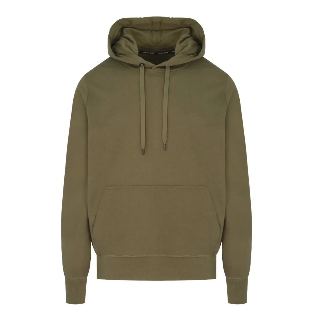 CANADA GOOSE HURON HOODIE KHAKI GREEN