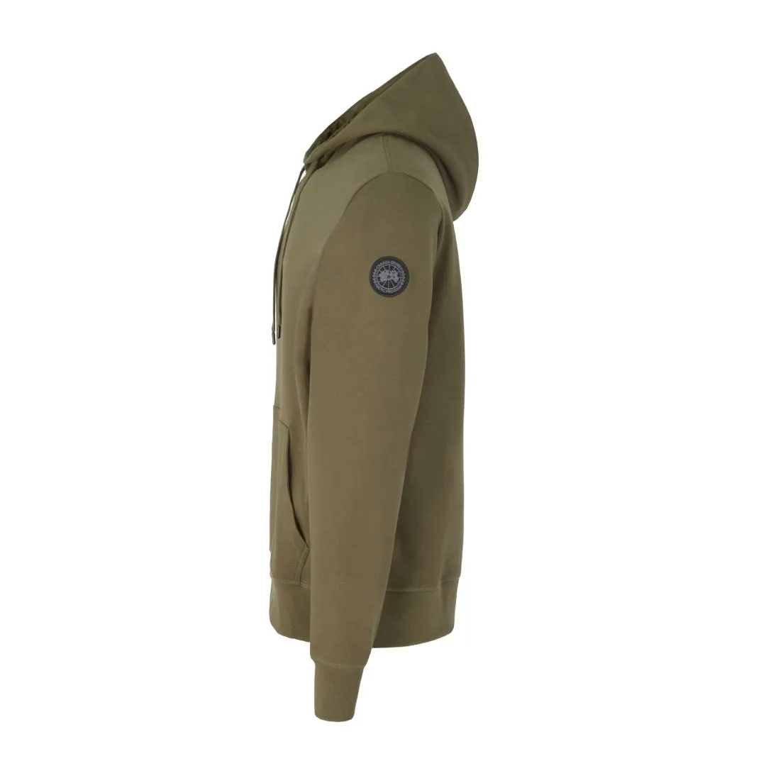 CANADA GOOSE HURON HOODIE KHAKI GREEN