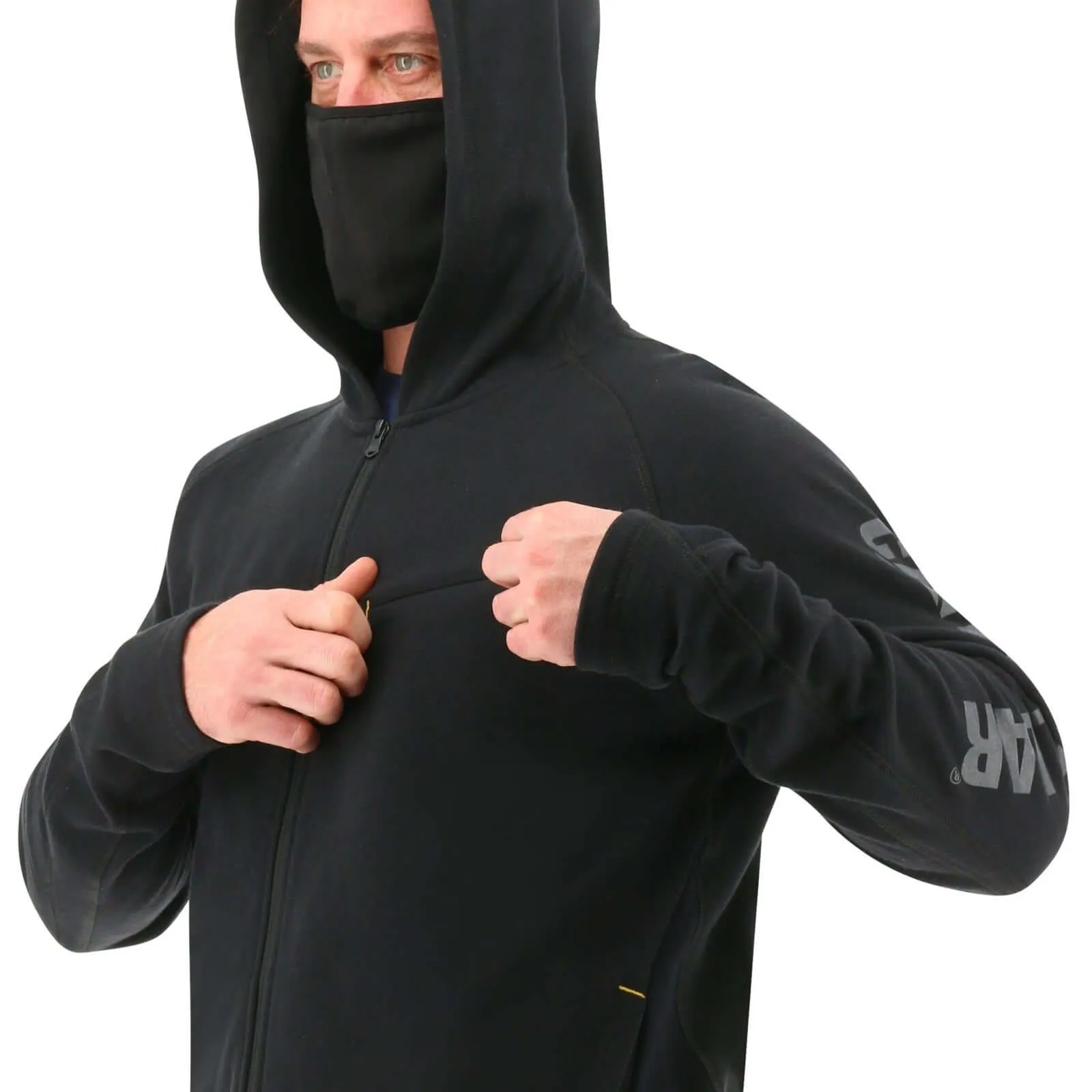 Caterpillar Mens ViralOff Hooded Sweatshirt - Black