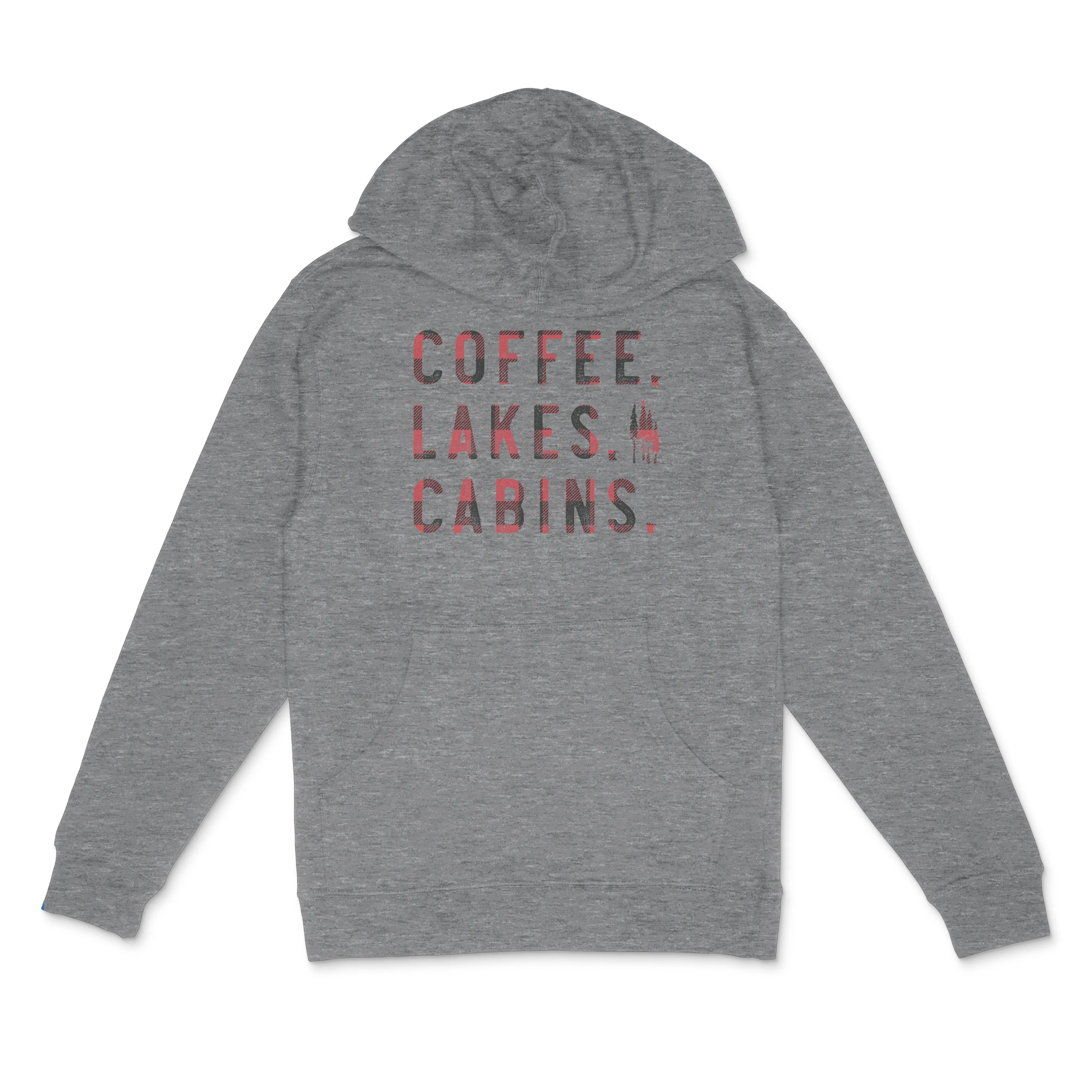 Coffee Lakes Cabins MN Midweight Hoodie