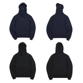 Cotton Fleece Hoodie Men's Casual Plain Hooded Sweatshirt