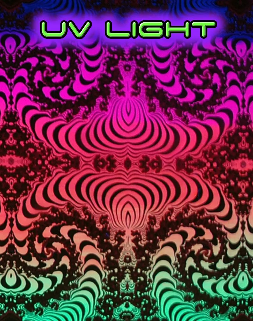 Cropped Sweat : Rainbow Fractal