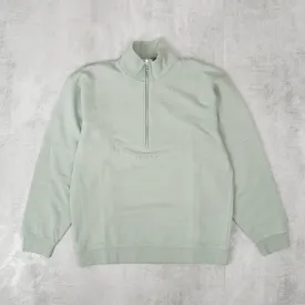 Edwin Koji Half Zip Sweat - Iceberg Green