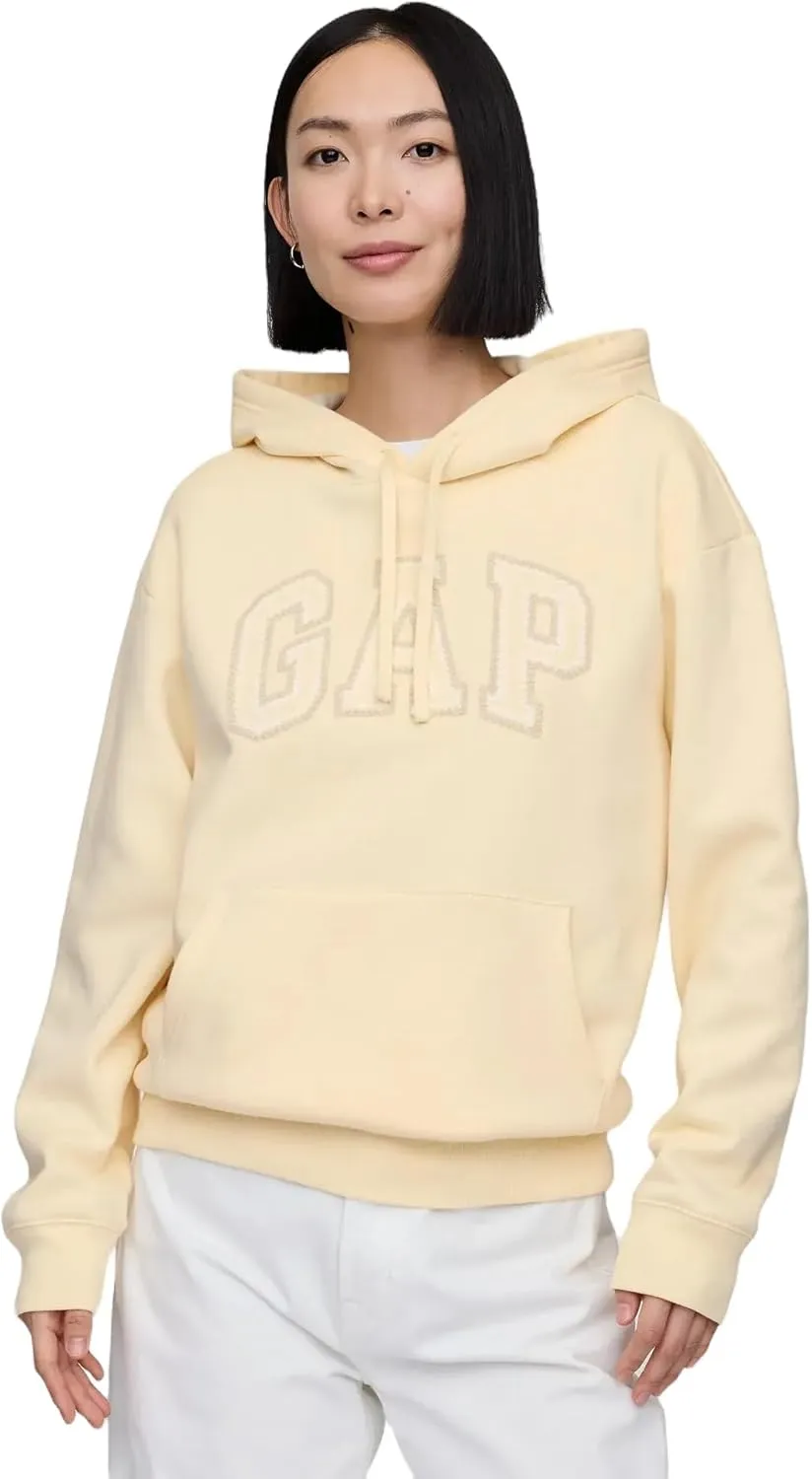 GAP Women's Logo Hoodie Hooded Full Zip Sweatshirt