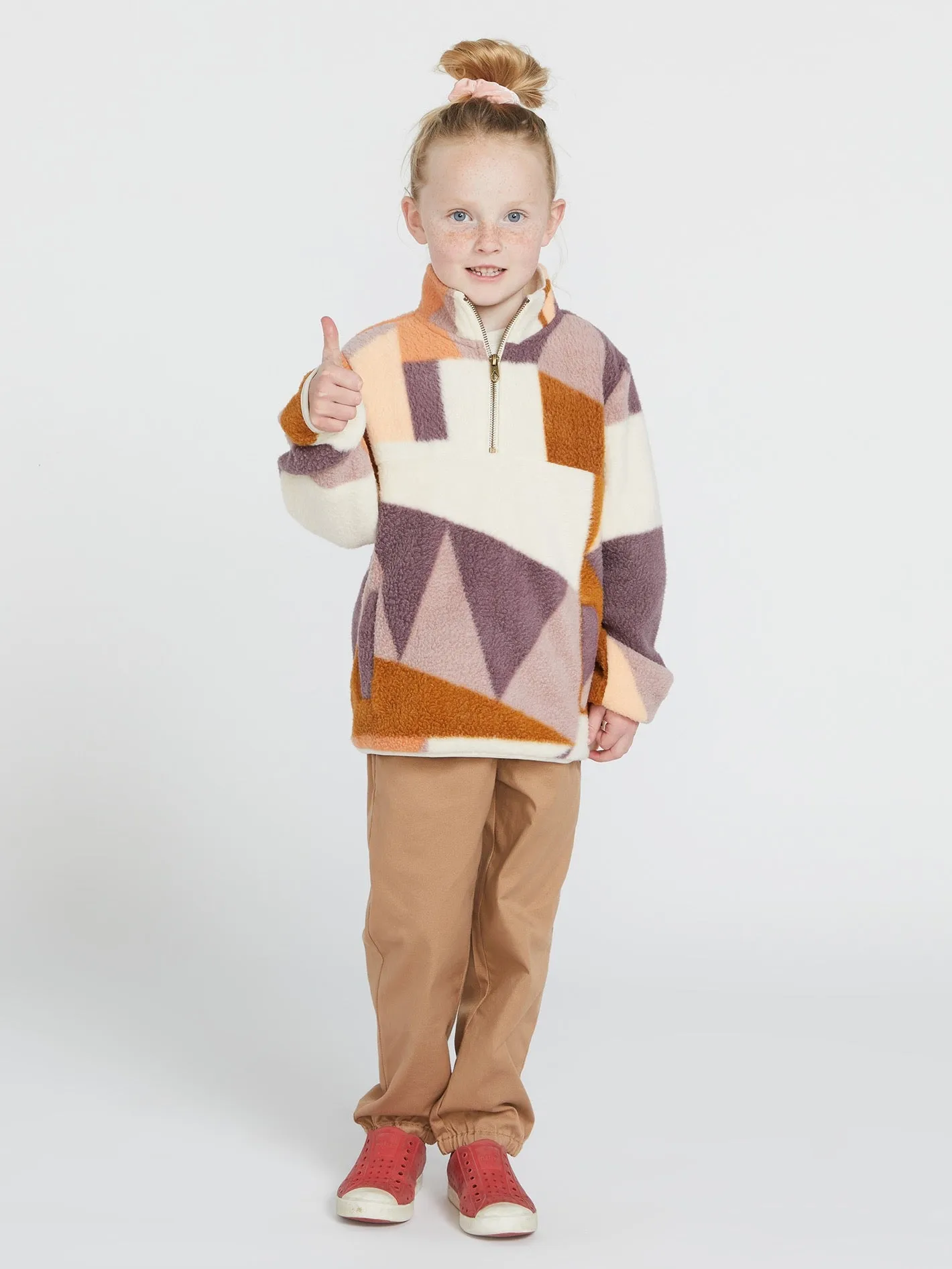 Girls Pheelin It Mock Neck Sweatshirt - Multi