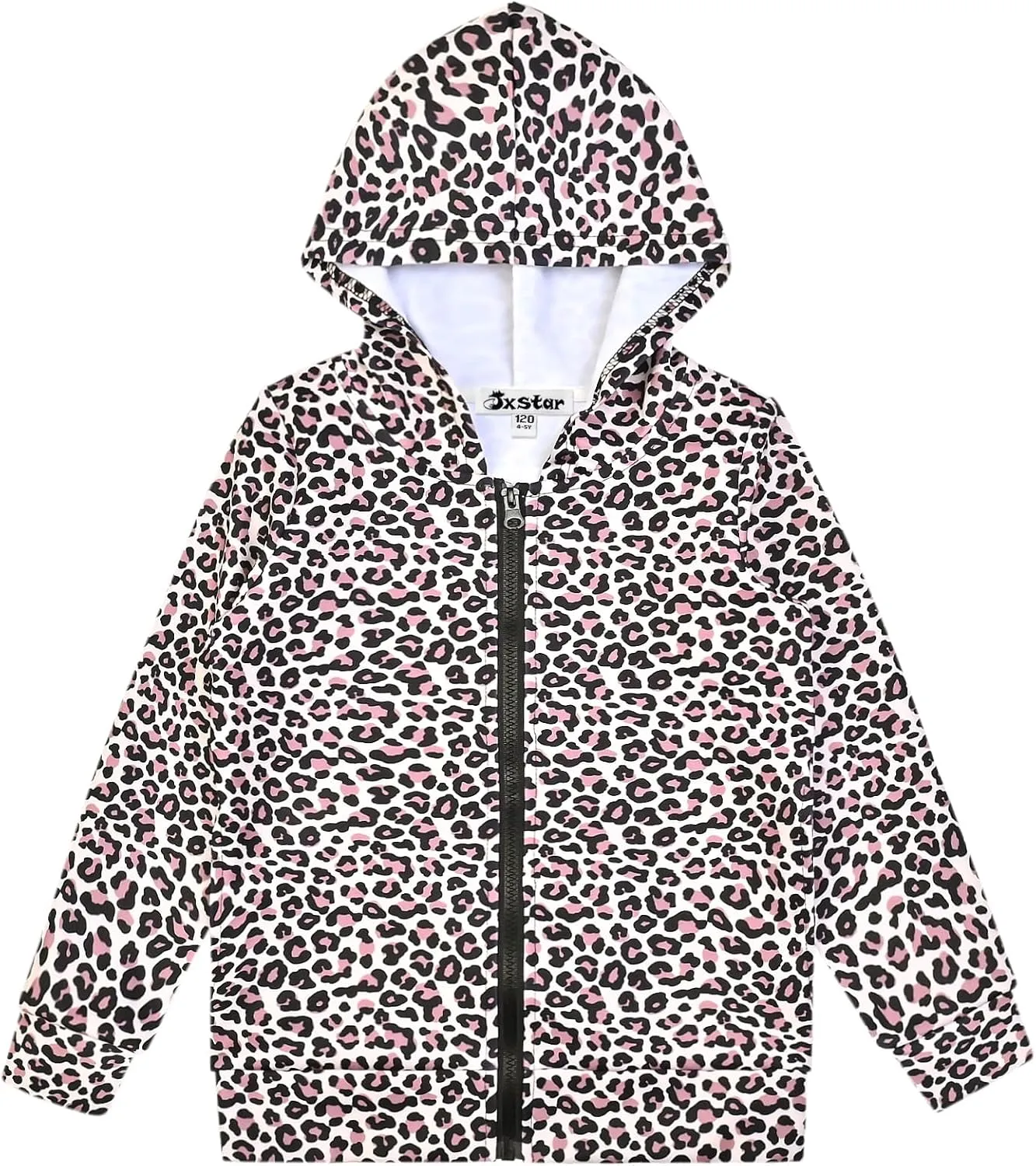 Girls Zip Up Hoodie Jacket Unicorn/Cat Sweatshirt with Pockets