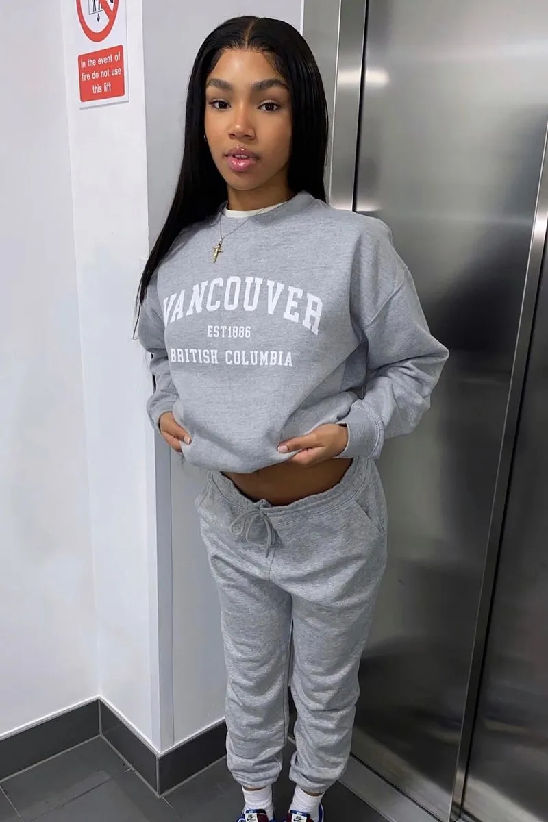 Grey Oversized Vancouver Sweatshirt - Kyran