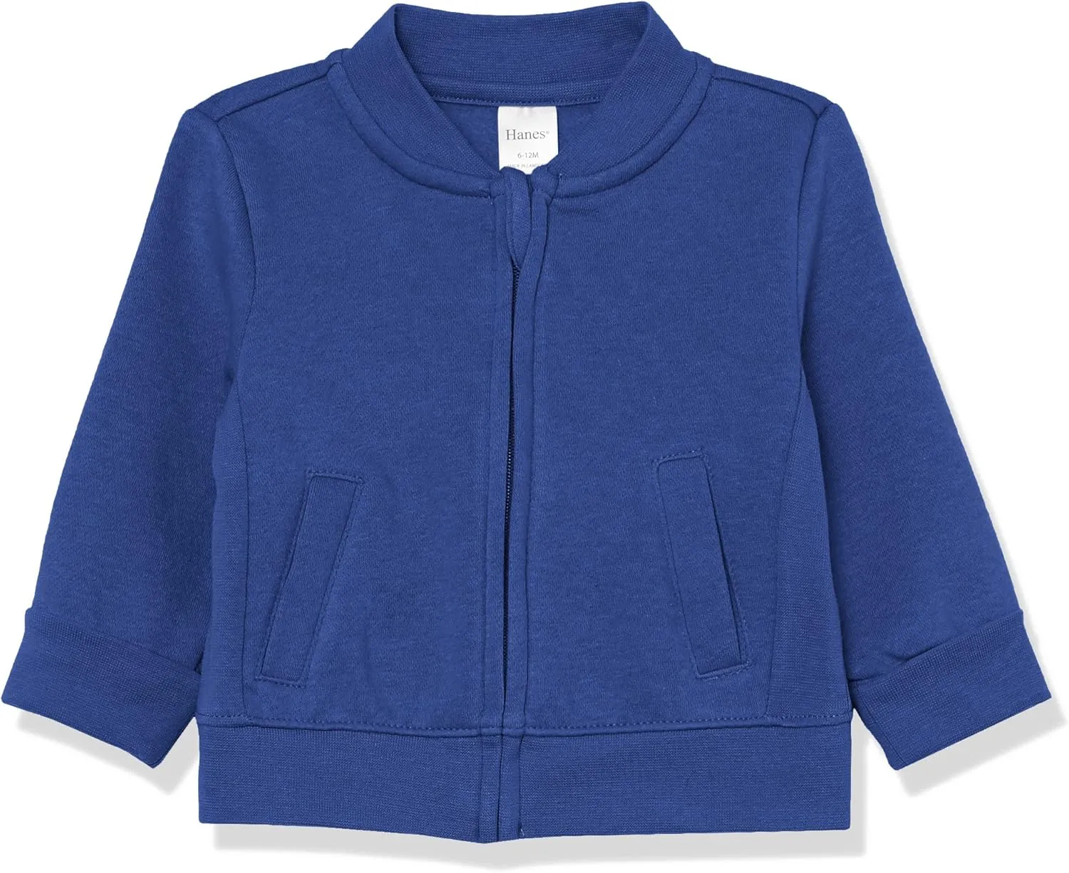 Hanes, Zippin Soft 4-way Stretch Fleece Zip Up Sweatshirt Jacket, Babies and Toddlers
