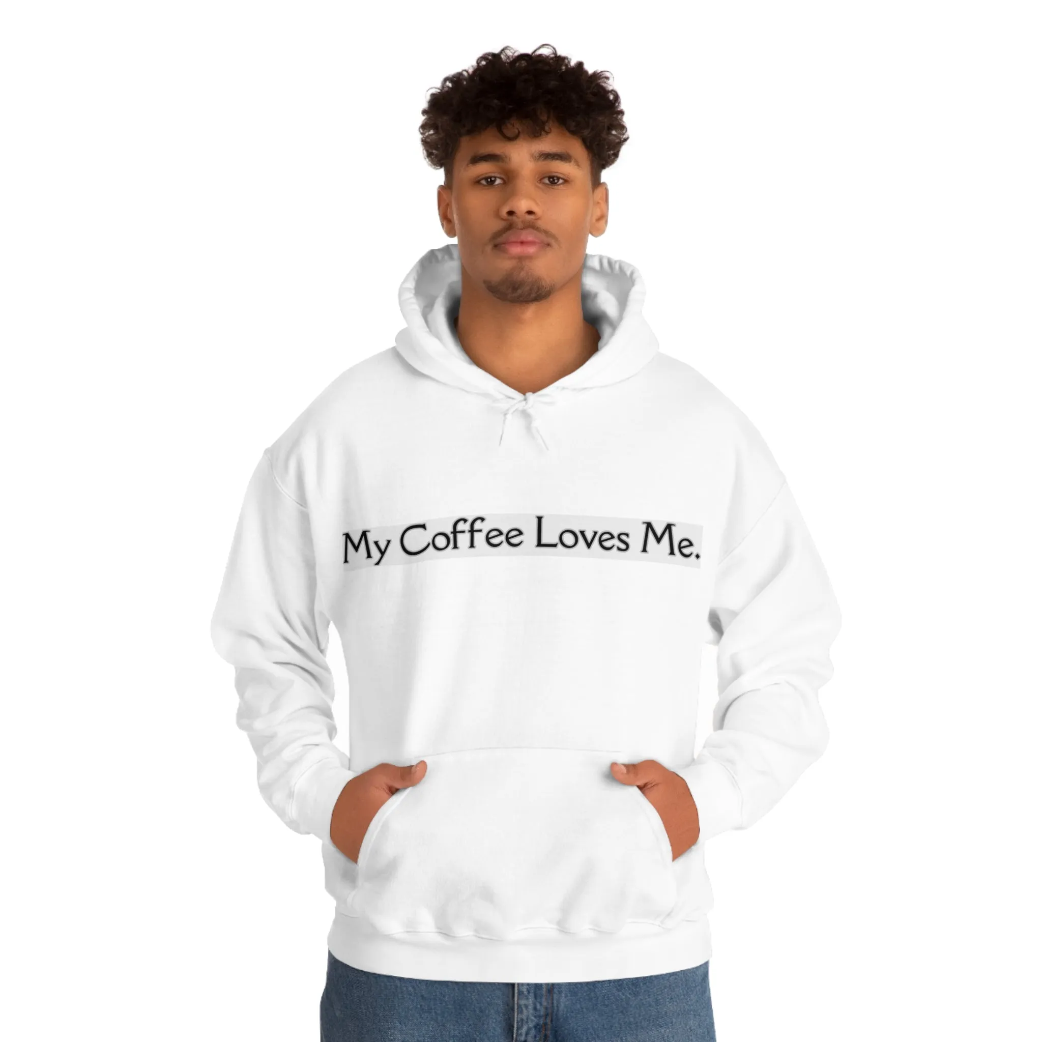 Heavy Blend Drawstring Hooded Sweatshirt with Front Pocket