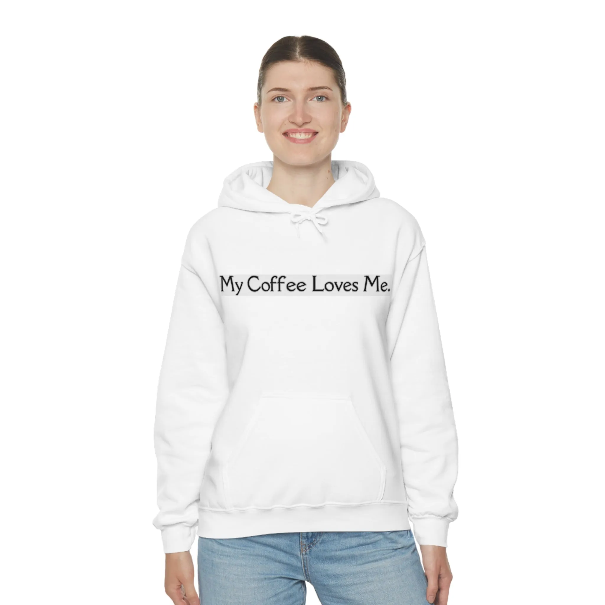 Heavy Blend Drawstring Hooded Sweatshirt with Front Pocket