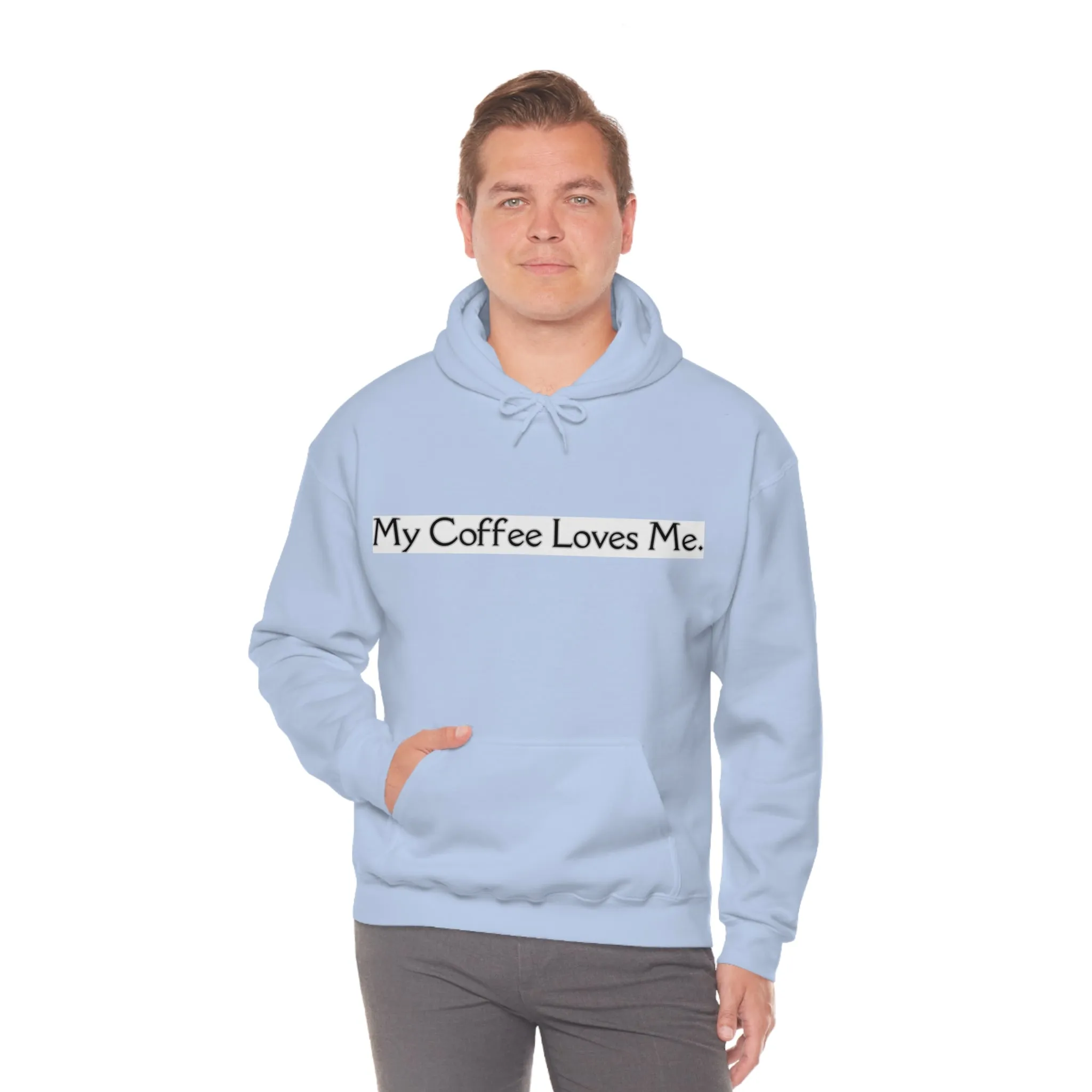 Heavy Blend Drawstring Hooded Sweatshirt with Front Pocket