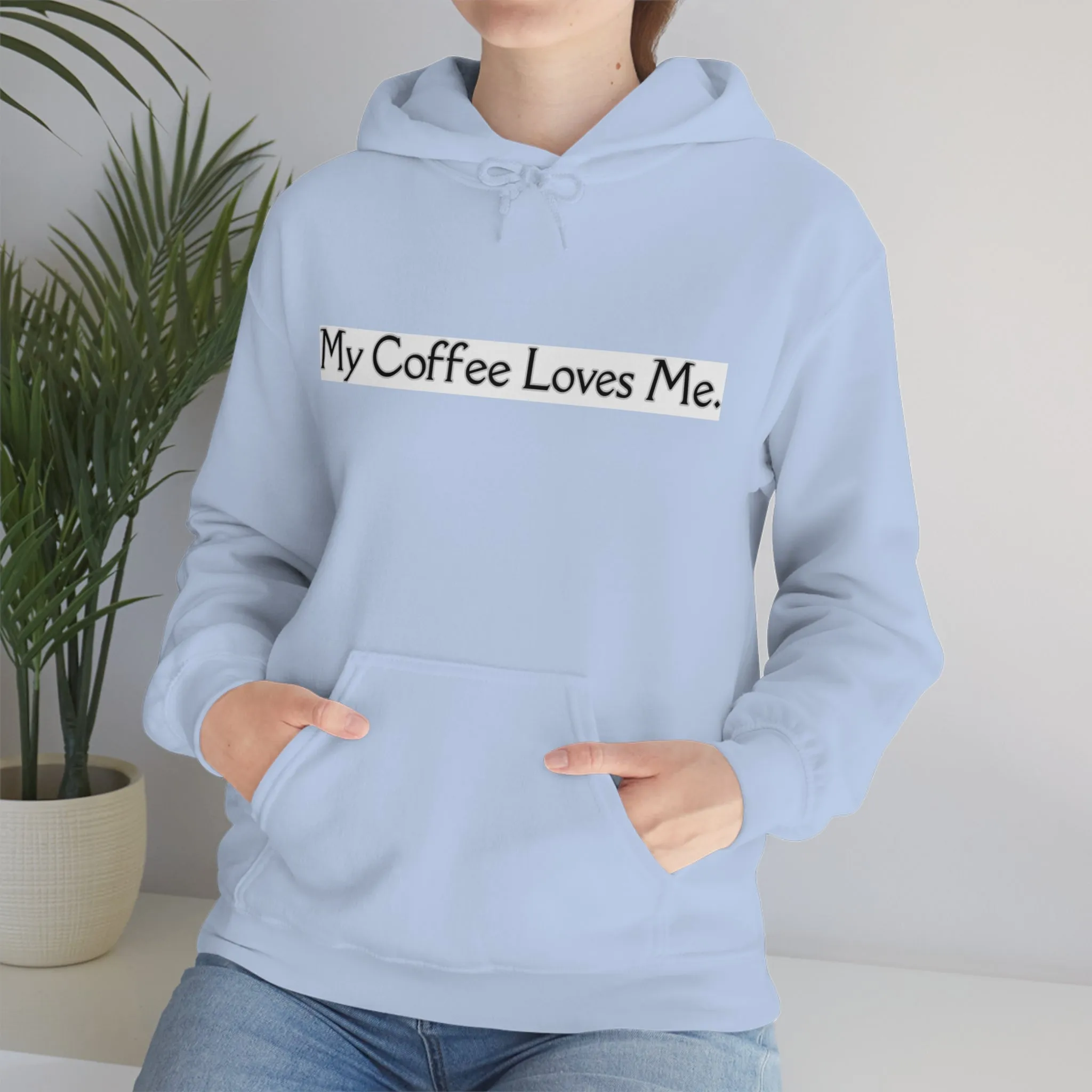 Heavy Blend Drawstring Hooded Sweatshirt with Front Pocket