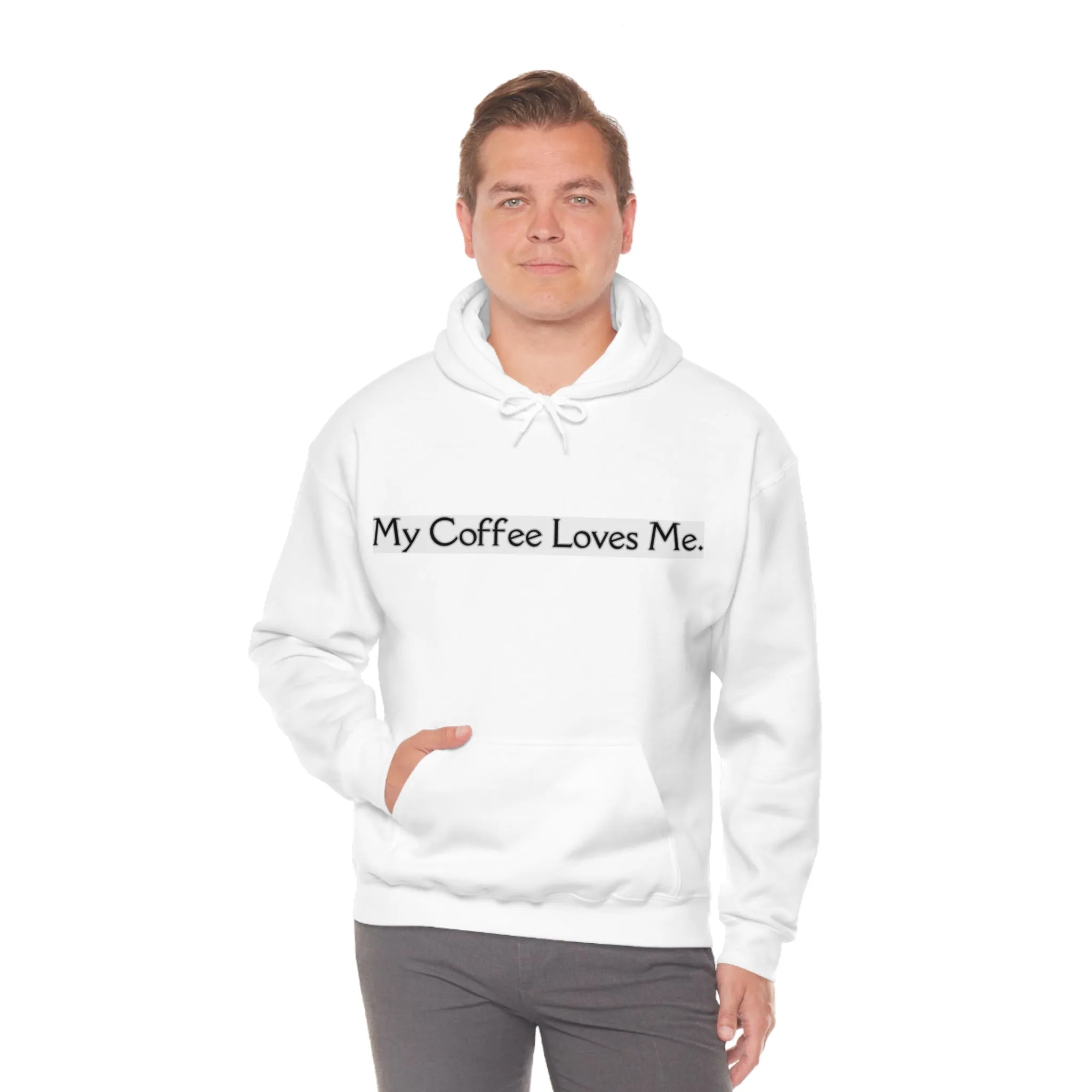 Heavy Blend Drawstring Hooded Sweatshirt with Front Pocket